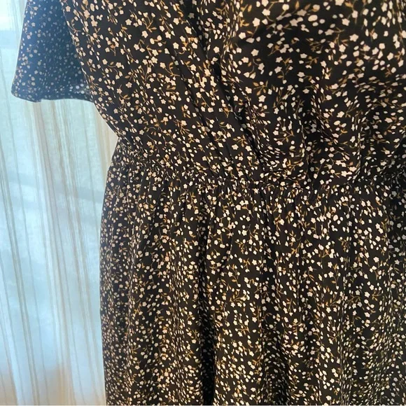 SHEIN | Confetti Print Butterfly Sleeve Dress - Picture 3 of 5